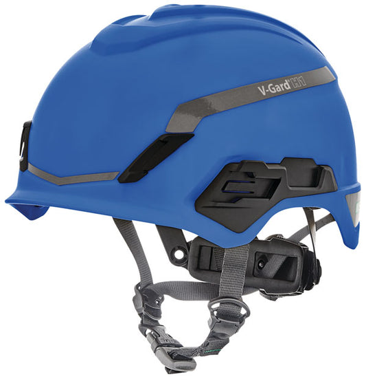 MSA V-Gard H1 Non Vented Helmet - Blue