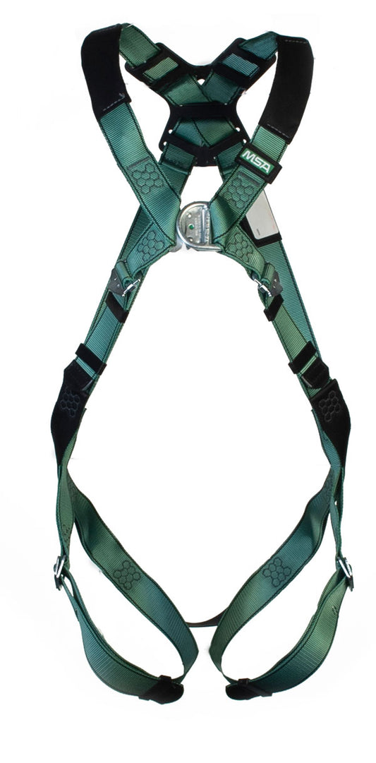 MSA V-Form Back/Chest D-Ring Qwik- Fit Harness - Standard