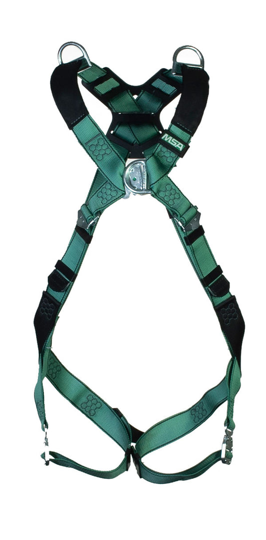 MSA V-Form Back/Chest/Shoulder D-Ring Bayonet Harness - XL