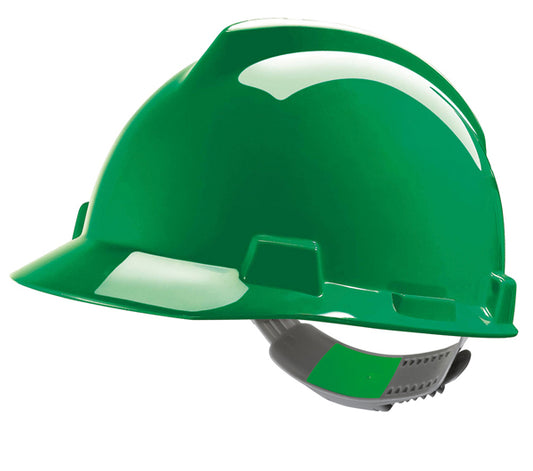 MSA V-Gard Safety Helmet - Green