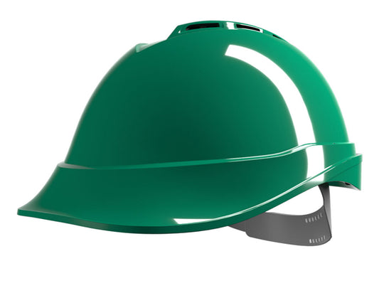 MSA V-Gard 200 Vented Safety Helmet - Green