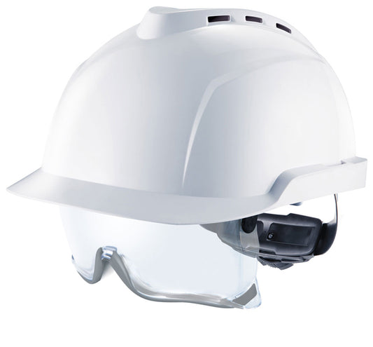 MSA V-Gard 930 Vented Helmet With Integrated Spec - White