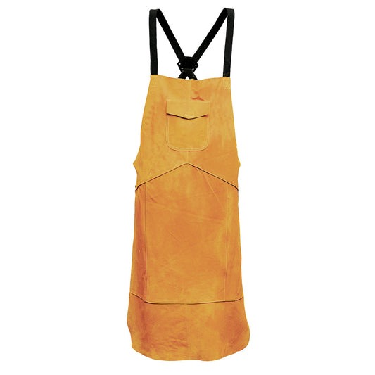 Portwest Leather Welding Apron - Tan