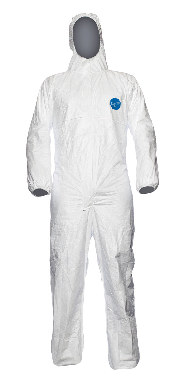 Tyvek® 500 Xpert Hooded Coverall - White