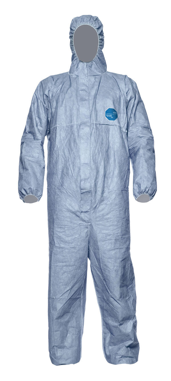 Tyvek® 500 Xpert Hooded Coverall - Blue