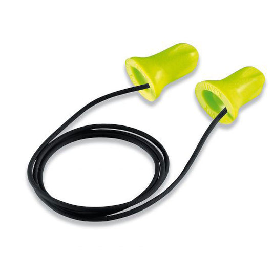 Uvex Hi-Com Corded Disposable Earplugs Green - Pack of 100